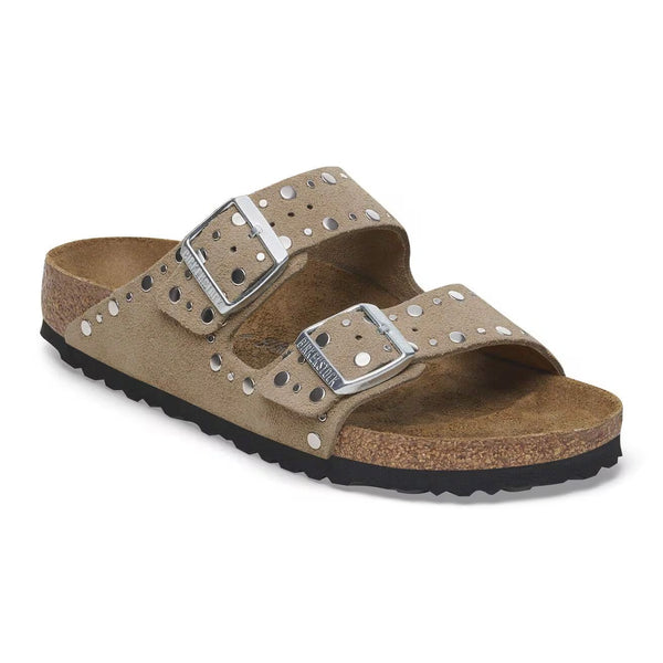Birkenstock - Arizona Rivet Suede - Taupe