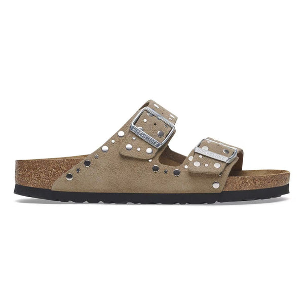 Birkenstock - Arizona Rivet Suede - Taupe