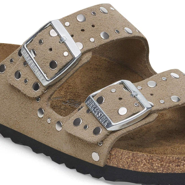 Birkenstock - Arizona Rivet Suede - Taupe