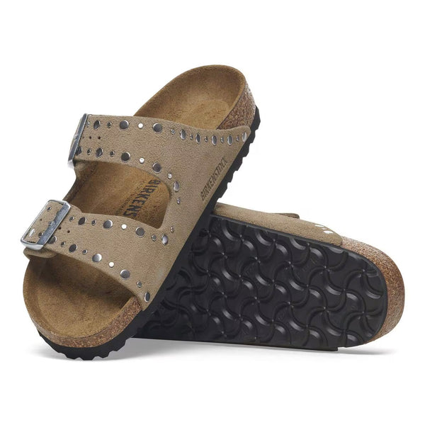 Birkenstock - Arizona Rivet Suede - Taupe