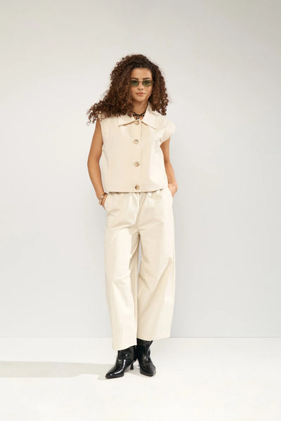 Numph - Nusunna Vest - Whitecap Gray