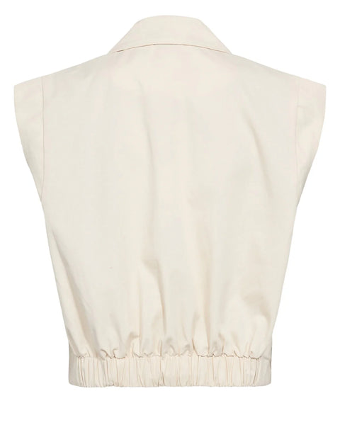 Numph - Nusunna Vest - Whitecap Gray