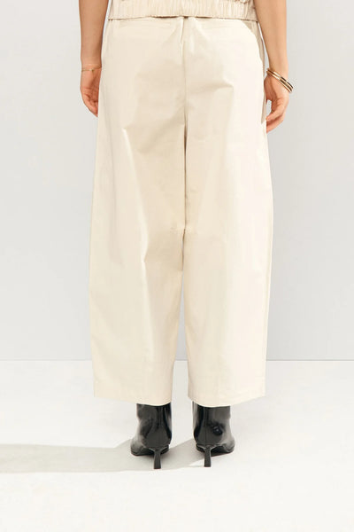 Numph - Nusunna Cropped Pant - Whitecap Gray