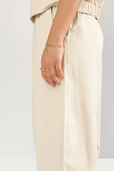 Numph - Nusunna Cropped Pant - Whitecap Gray
