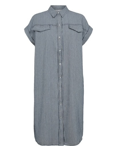 Nuerina Shirt Dress - Medium Blue Denim