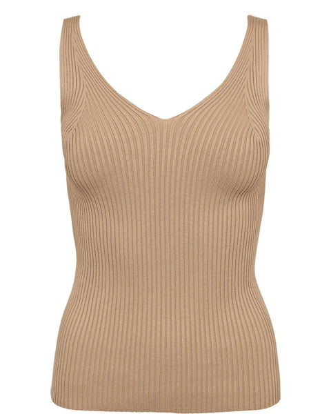 Numph - Nucerys Knit Top - Sesame Melange