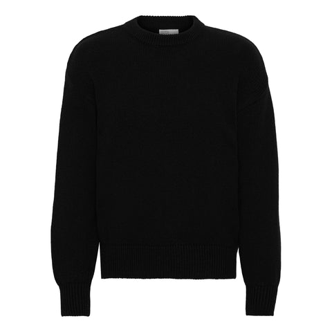 Colorful Standard Oversized Merino Wool Crew - Black