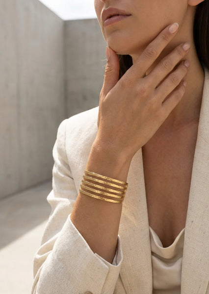 Envy Jewellery - Textured Layered Cuff