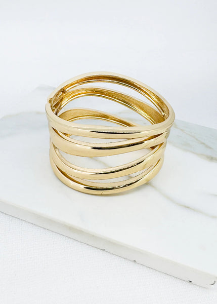 Envy - Jewellery - Layer Cuff - Gold