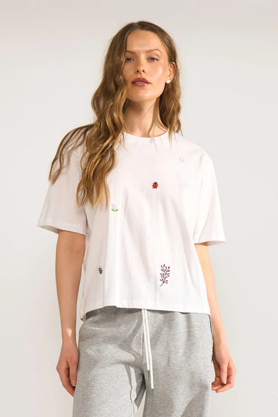 Numph - Nutenia Short Sleeve T-shirt - White