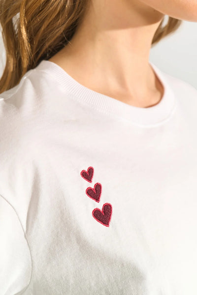 Numph - Nutenia Short Sleeve T-shirt - White