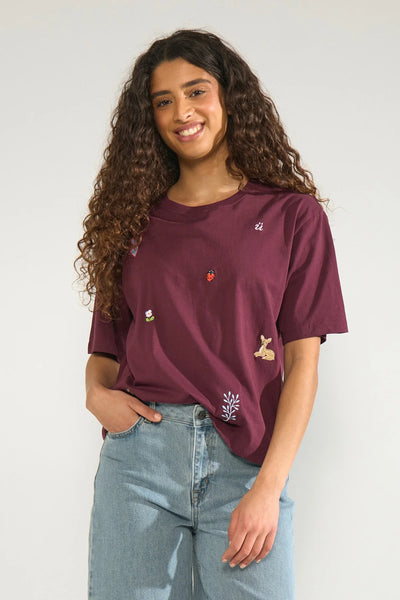 Numph - Nutenia Short Sleeve Tee - Fig