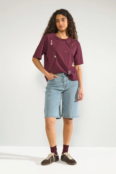 Numph - Nutenia Short Sleeve Tee - Fig
