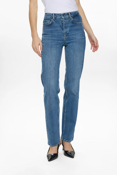 Numph - Nuoslo Hr Straight Jean - Medium Blue