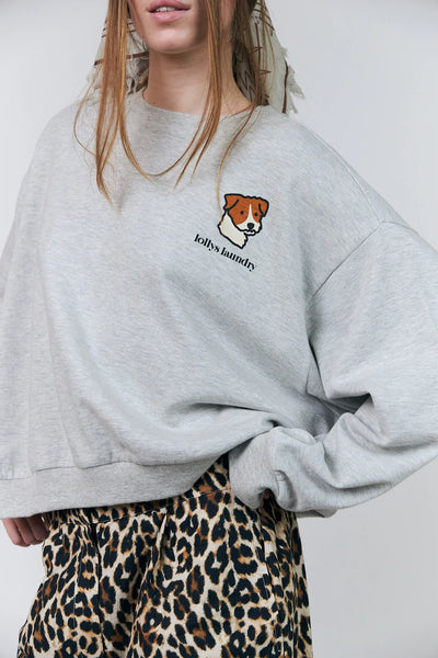Lollys Laundry - Sydneyll Dog Sweatshirt - Light Grey