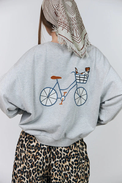 Lollys Laundry - Sydneyll Dog Sweatshirt - Light Grey