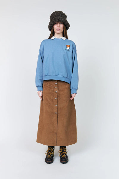 Lollys Laundry - Sydneyll Dog Sweatshirt - Blue Melange