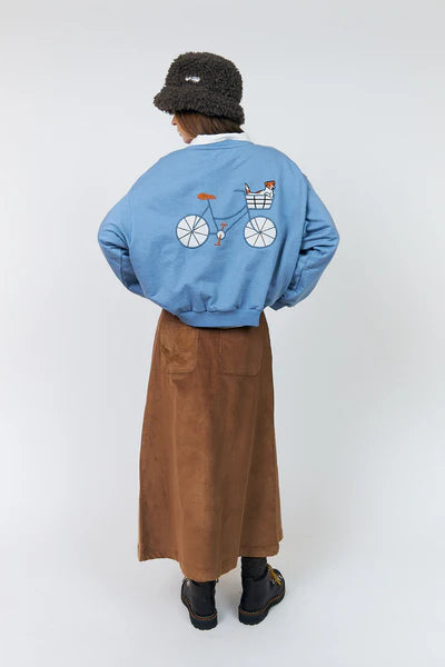 Lollys Laundry - Sydneyll Dog Sweatshirt - Blue Melange