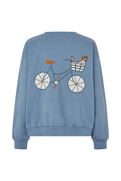 Lollys Laundry - Sydneyll Dog Sweatshirt - Blue Melange