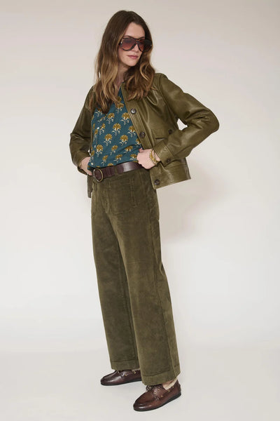 MKT Studio - The Frida Corduroy Pant - Kaki