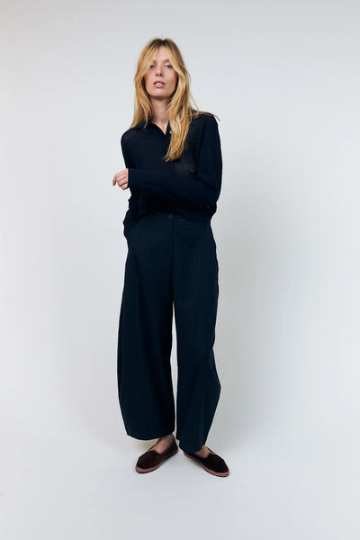 Lollys Laundry - Opalll Polo Knit - Dark Blue