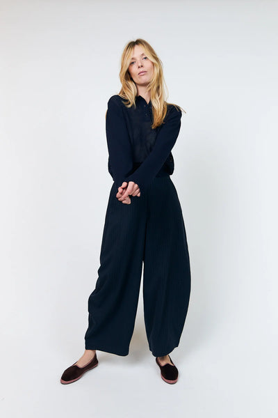Lollys Laundry - Opalll Polo Knit - Dark Blue