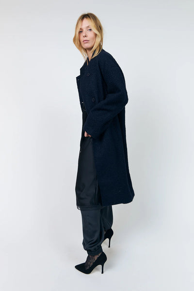 Lollys Laundry - Kayall Coat - Dark Navy