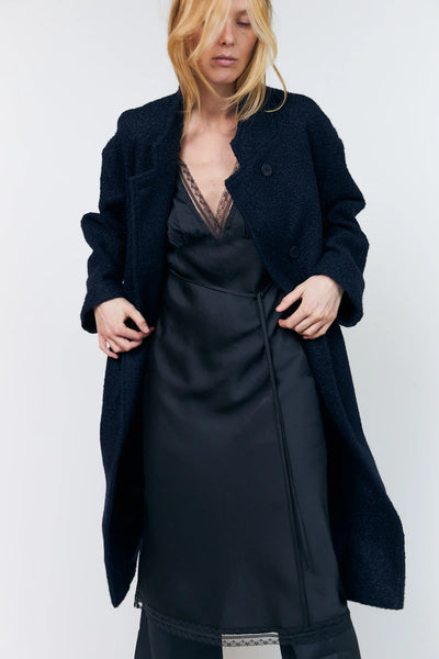 Lollys Laundry - Kayall Coat - Dark Navy
