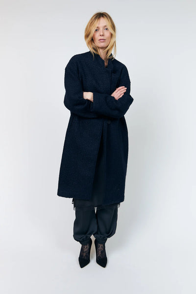 Lollys Laundry - Kayall Coat - Dark Navy