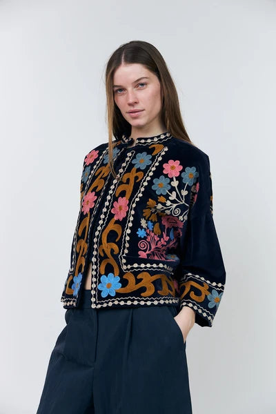 Lollys Laundry - Ambyll Jacket - Dark Blue
