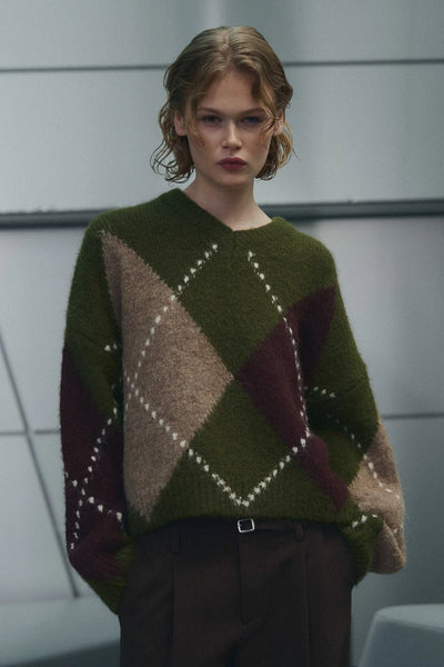 Noella Fashion - Lai Knit Jumper Avocado Green Mix