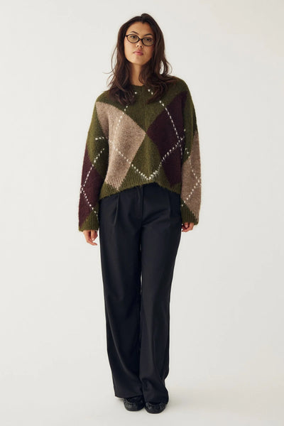 Noella Fashion - Lai Knit Jumper Avocado Green Mix