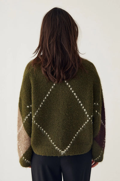Noella Fashion - Lai Knit Jumper Avocado Green Mix