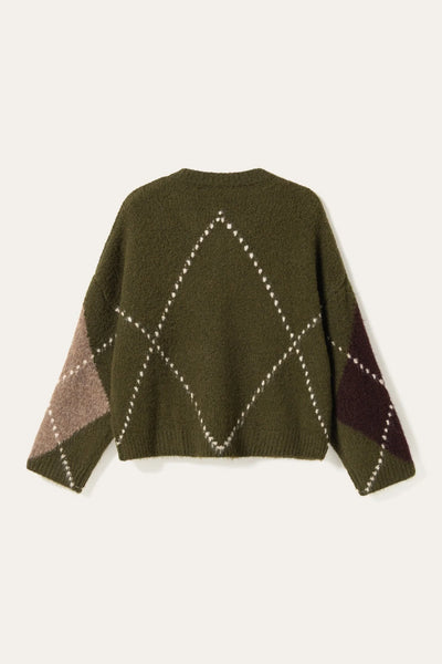 Noella Fashion - Lai Knit Jumper Avocado Green Mix