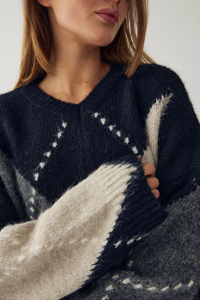 Noella Fashion - Lai Sweater - Navy Mix