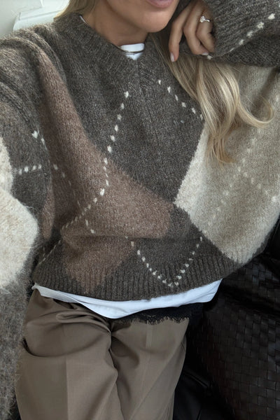 Noella Fashion - Lai Sweater - Ash Brown Mix