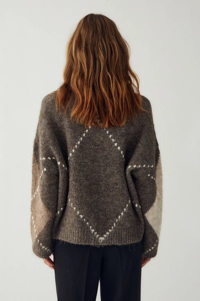 Noella Fashion - Lai Sweater - Ash Brown Mix