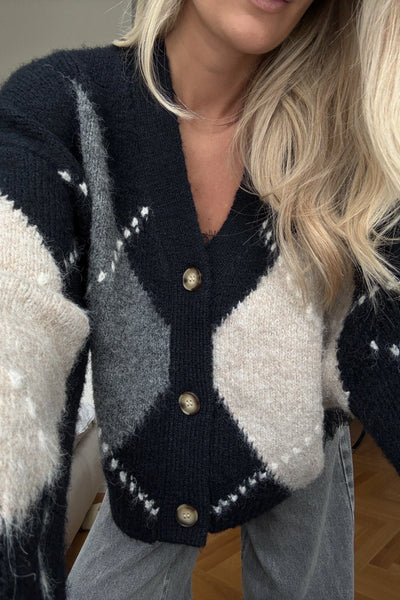 Noella Fashion - Laiana Knit Cardigan - Navy Mix