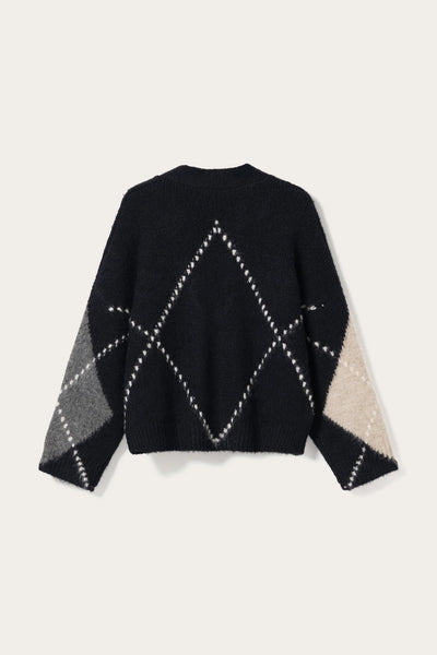 Noella Fashion - Laiana Knit Cardigan - Navy Mix