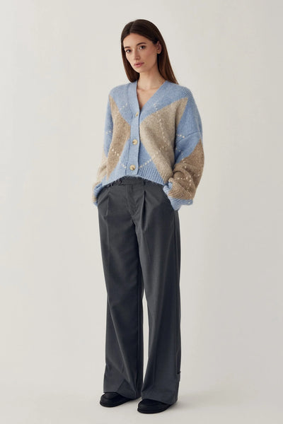 Noella Fashion - Laiana Knit Cardigan - Sky Blue Mix