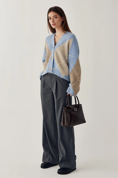 Noella Fashion - Laiana Knit Cardigan - Sky Blue Mix