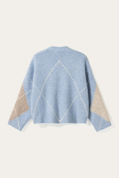 Noella Fashion - Laiana Knit Cardigan - Sky Blue Mix
