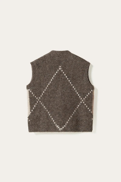 Noella Fashion - Laiana Knit Vest - Ash Brown