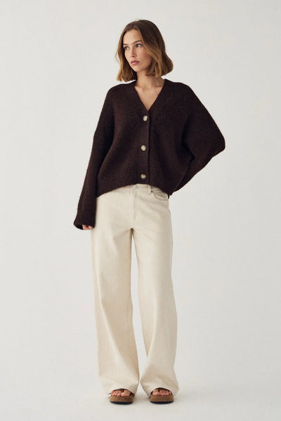 Noella Fashion - Laiana Knit Cardigan - Chocolate