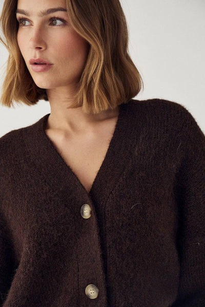 Noella Fashion - Laiana Knit Cardigan - Chocolate