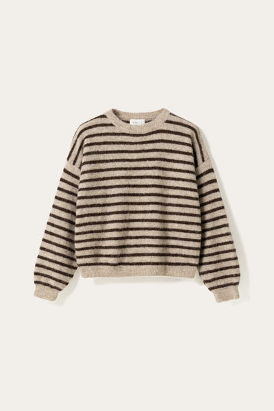 Noella Fashion - Mafalda Knit - Brown/Sand Stripe