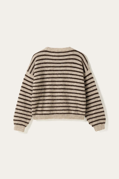 Noella Fashion - Mafalda Knit - Brown/Sand Stripe