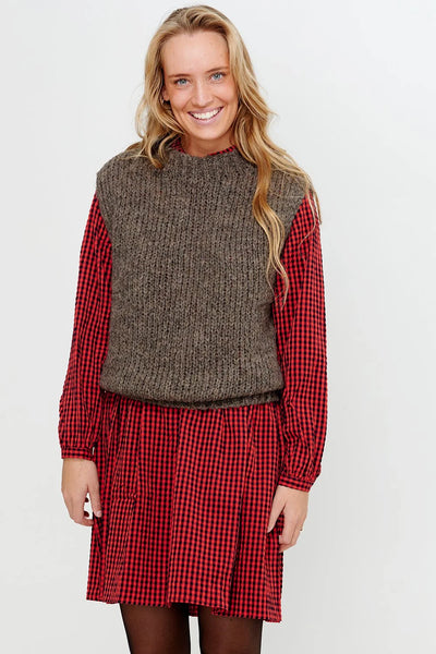 Noella Fashion - Kala Knit Vest - Nature Brown