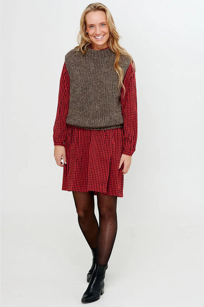 Noella Fashion - Kala Knit Vest - Nature Brown