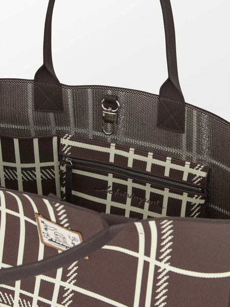 Becksondergaard - Grid Josie Bag - Hot Fudge Brown
